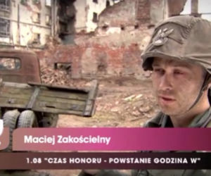 Pytanie na śniadanie na planie 7 sezonu Czasu honoru. Maciej Zakościelny
