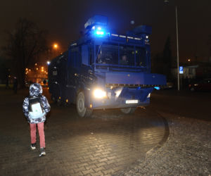 Policja obstawia mecz Legia - Zagłębie