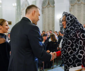 Nawroccy zadali szyku na spotkaniu z Korpusem Dyplomatycznym