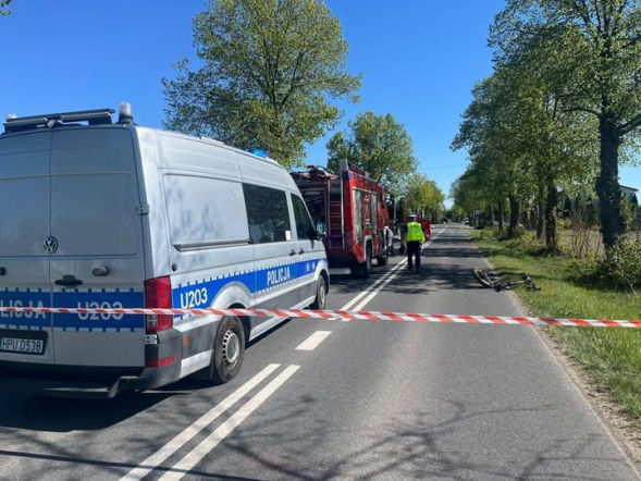 Tragedia na drodze pod Koninem! Rowerzysta nie miał szans