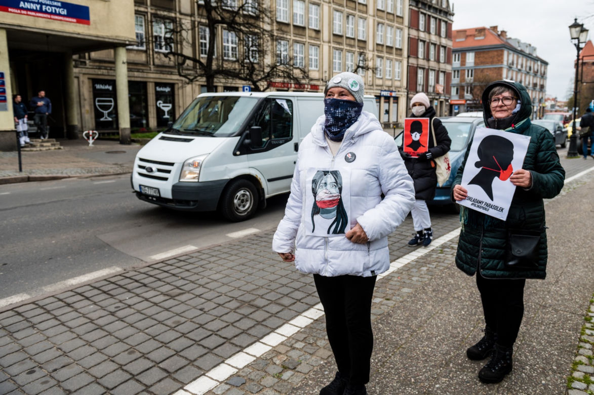 Strajk kobiet w Trójmieście. Awantura w centrum Gdańska