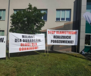 Protest związkowców JSW - czerwiec 2026