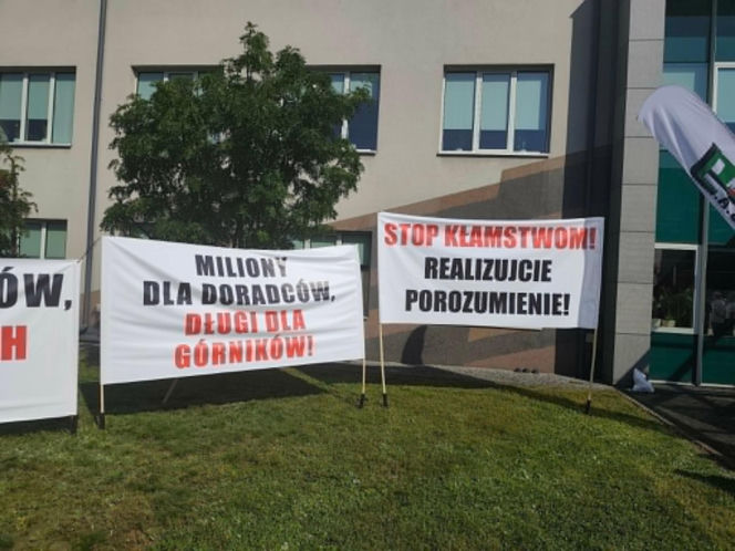 Protest związkowców JSW - czerwiec 2026