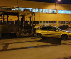 Tramwaj w płomieniach, 30 rannych, 16 zastępów... na szczęście to scenariusz szkolenia