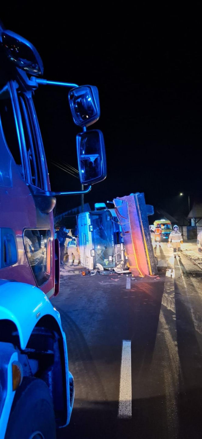 Piaskarka na boku w Krzycku Małym koło Leszna