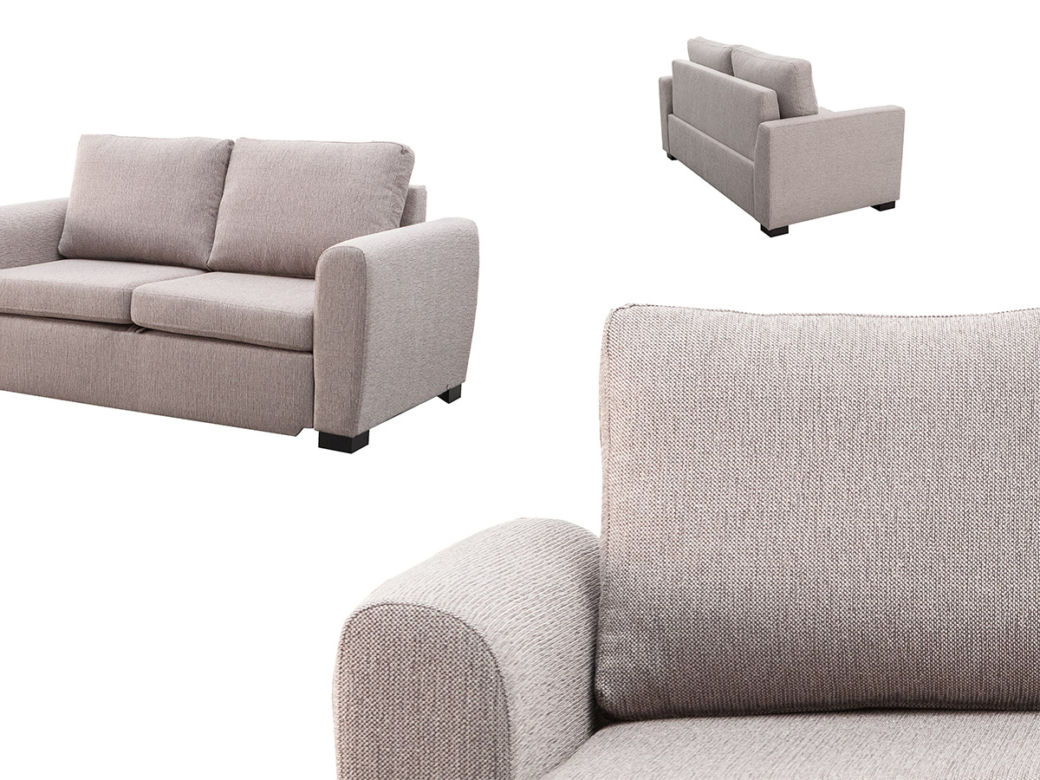 Szara sofa do salonu: szare meble tapicerowane