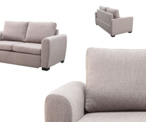 Szara sofa do salonu: szare meble tapicerowane