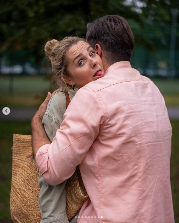 Przyjaciółki 22 sezon. Inga (Małgorzata Socha), Robert (Krzysztof Wieszczek)