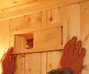 Sauna dobrze zaizolowana i wentylowana