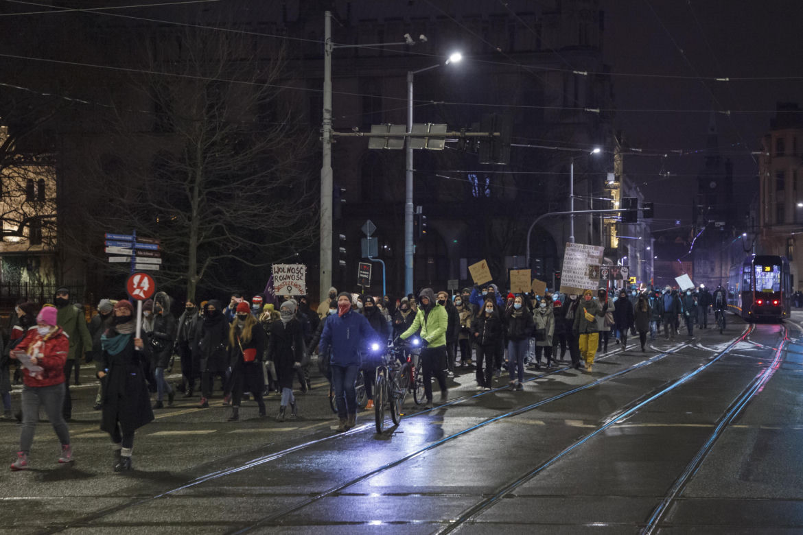 Protest we Wrocławiu