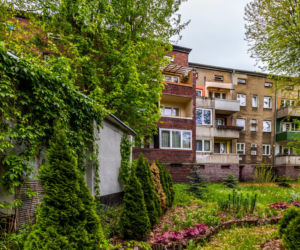 Plac Słowiański w Zabrzu - przedwojenna zabudowa