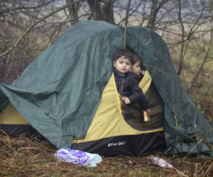 Migranci na granicy polsko-białoruskiej