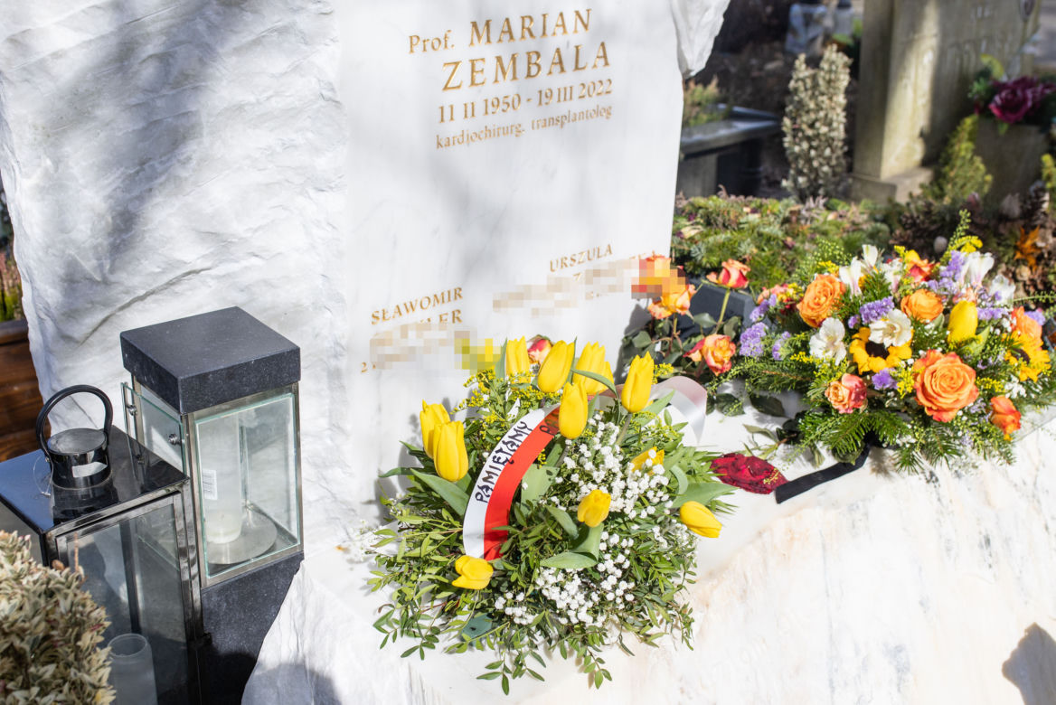 Tak wygląda grób Mariana Zembali rok po jego śmierci