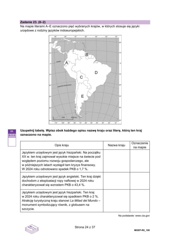 Matura próbna 2026: geografia rozszerzona ARKUSZE CKE + ODPOWIEDZI do ściągnięcia PDF, JPG