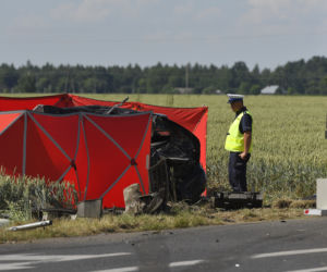 Wypadek w Elżbietowie. Zginęły dwie rodziny 