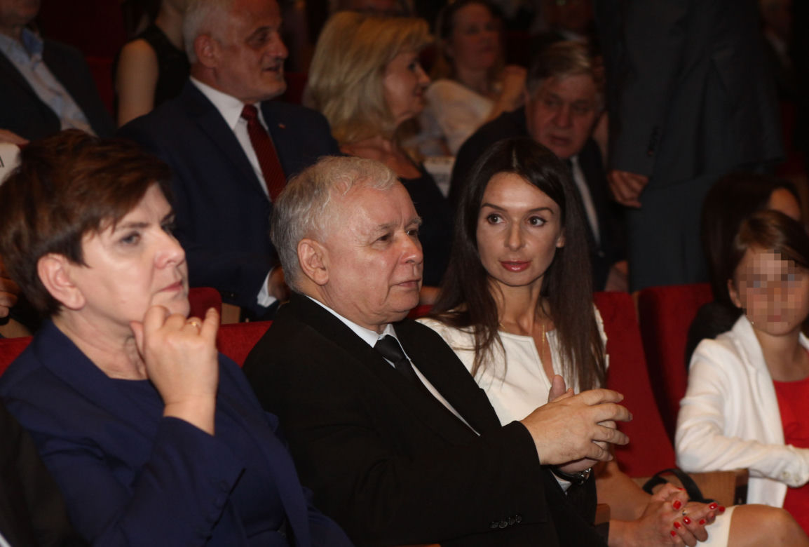 Marta Kaczyńska ze stryjem Jarosławem Kaczyńskim