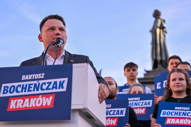 Mentzen i Bosak przedstawili swojego kandydata na prezydenta Krakowa