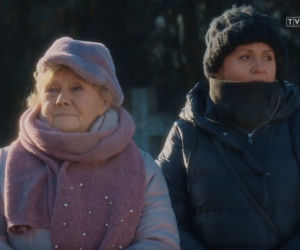 M jak miłość odc. 1581. Barbara (Teresa Lipowska), Marysia (Małgorzata Pieńkowska)