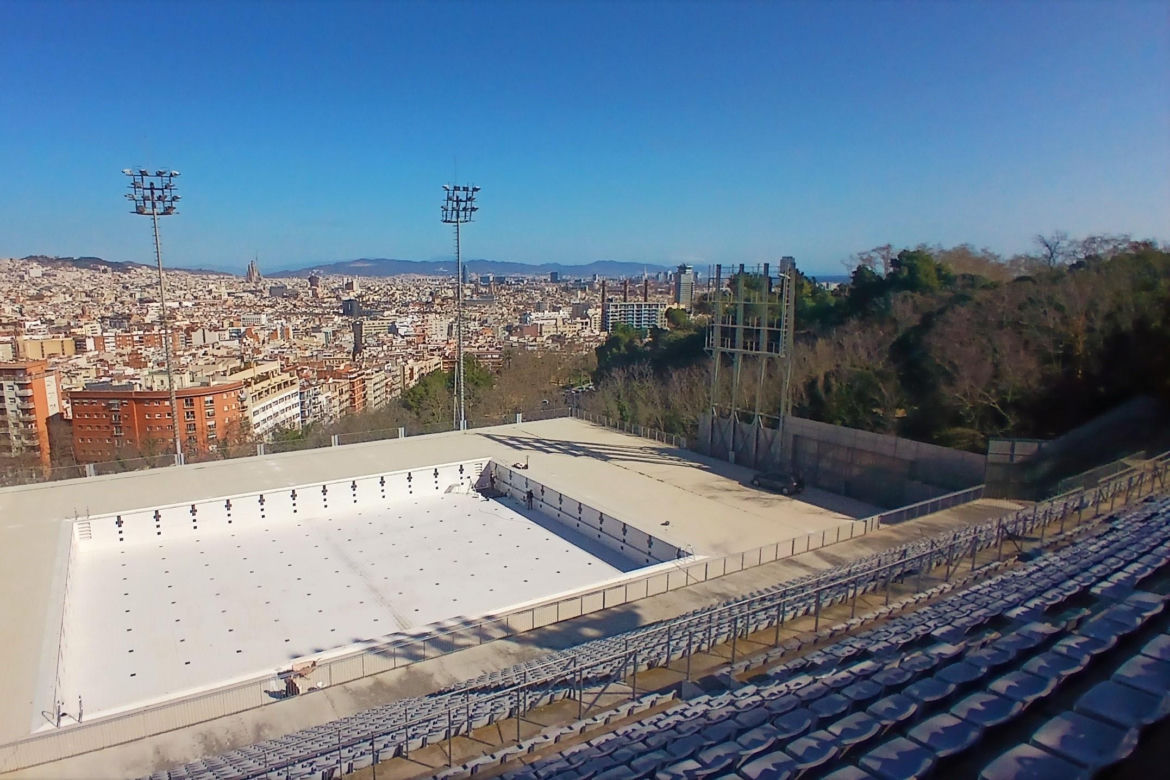 Piscina Municipal de Montjuïc w Barcelonie