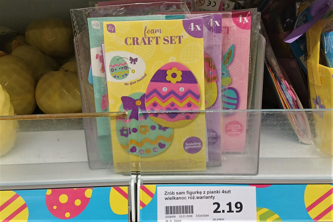 Wielkanocne produkty pojawiły się w sklepach już w styczniu
