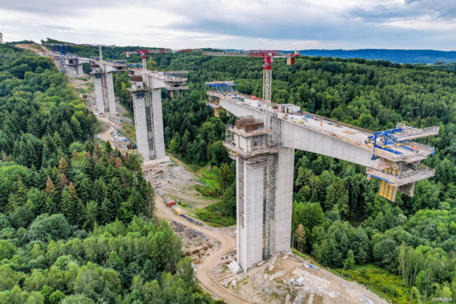 Budowa drogi S19. Najwyższa estakada w Polsce