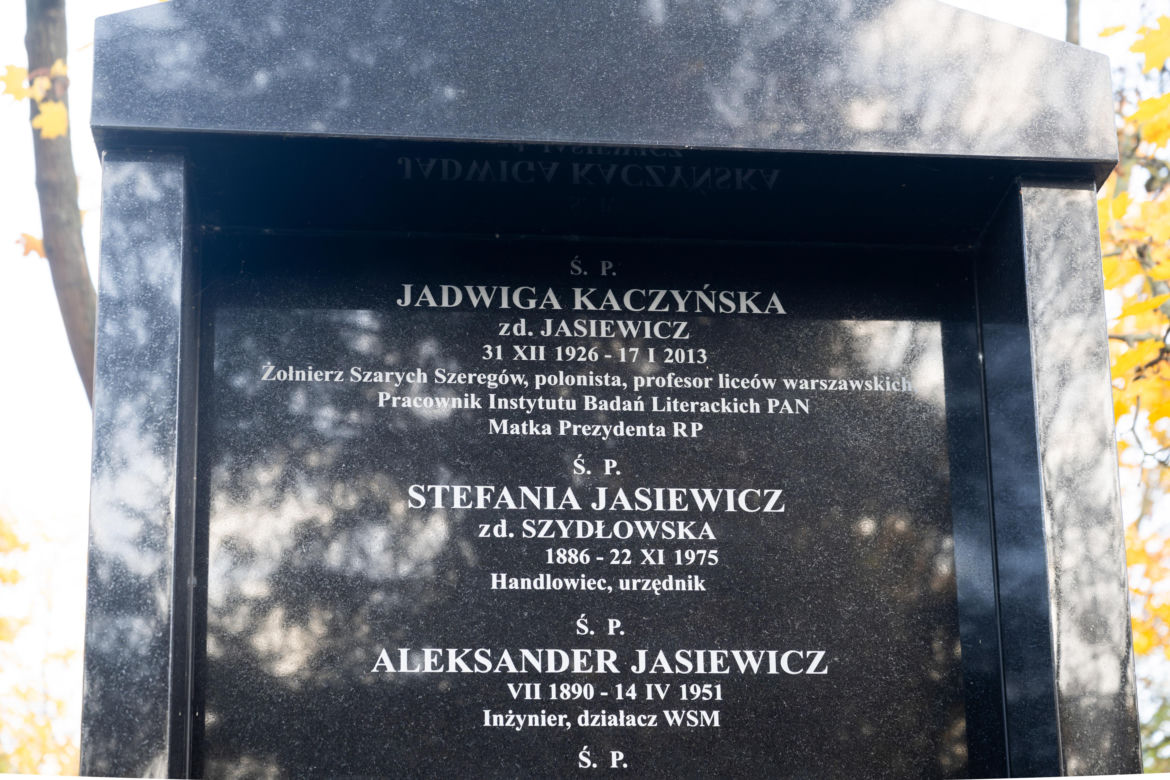 Jadwiga Kaczyńska. Grób