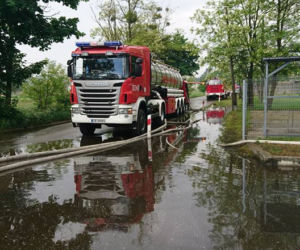 Pożar składowiska odpadów w Łabiszynie [ZDJĘCIA]