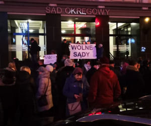 Solidarnie z Sędziami. Podlaski KOD protestował w Białymstoku