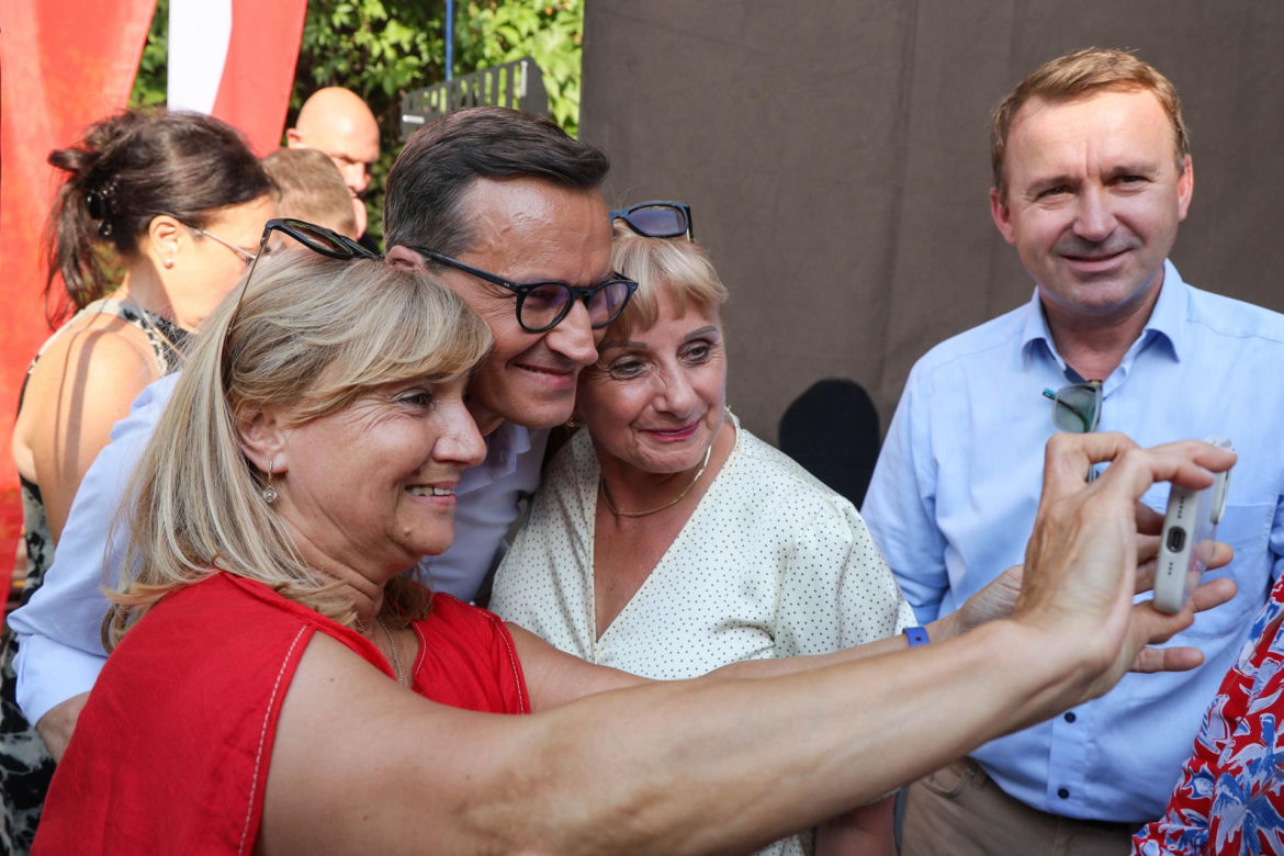 Tak grillował Morawiecki