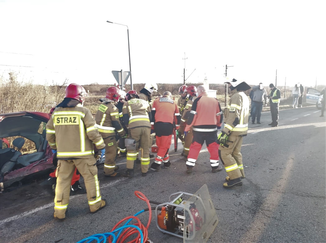 Śmiertelny wypadek w Rudzienicach na DK nr 16