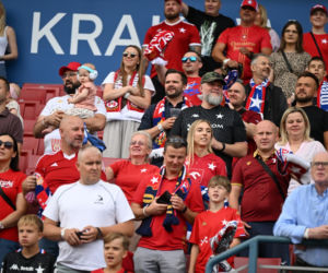 Wisła Kraków - Wrexham. Kibice