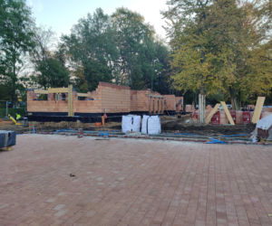 Przebudowa kąpieliska w Dąbiu - październik 2020