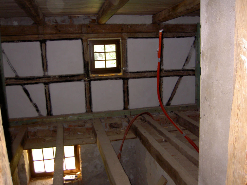 Remont domu szachulcowego w Płóczkach Górnych (Dolny Śląsk)