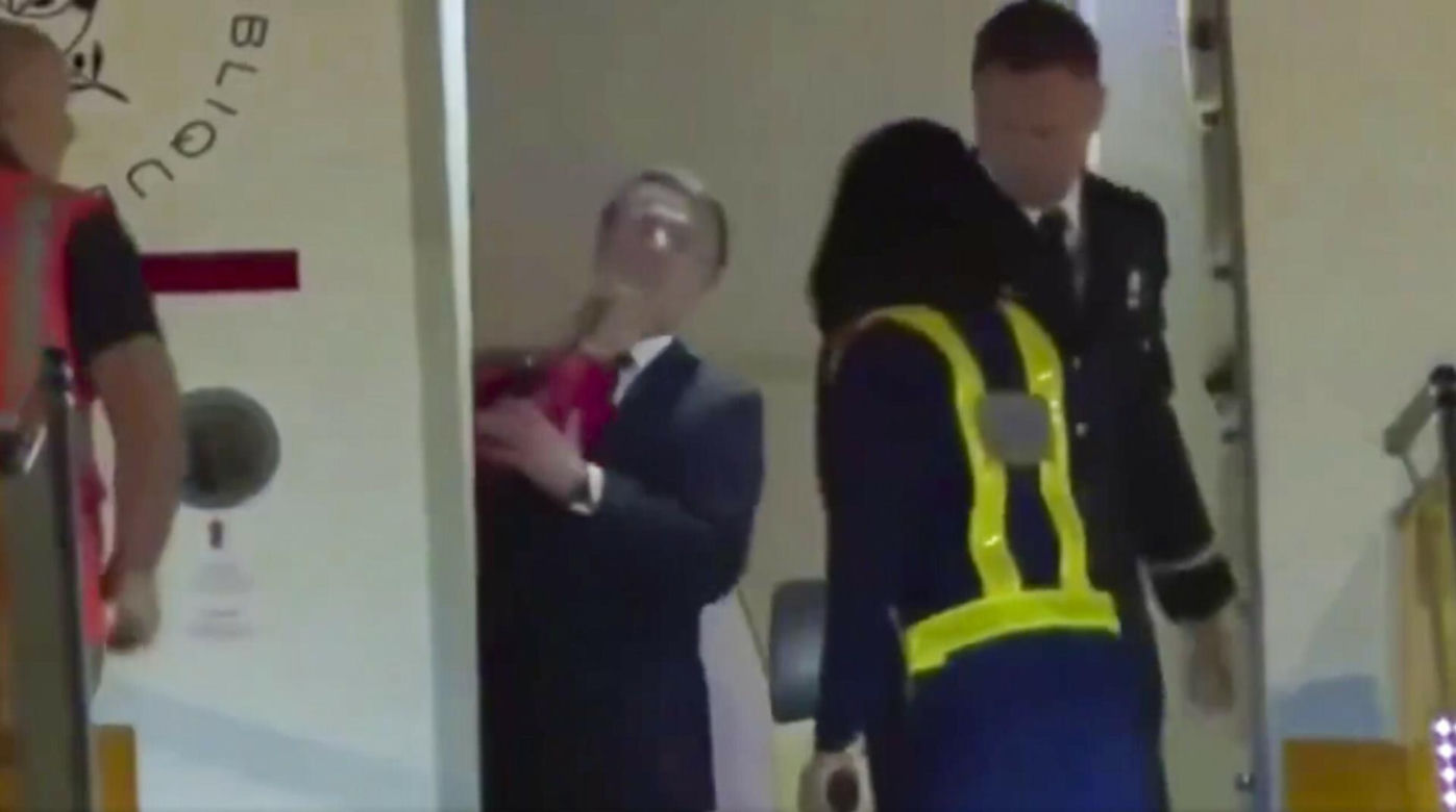 Emmanuel Macron z żoną Brigitte Macron