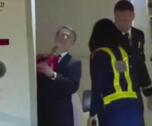 Emmanuel Macron z żoną Brigitte Macron