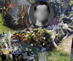 Czekali miesiąc na pogrzeb Krzyśka. Zginął w płomieniach