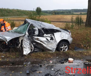 Wypadek pod Strzelinem