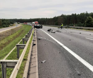Toruń: Karambol na S10. Zderzyły się trzy auta. Dwie osoby nie żyją