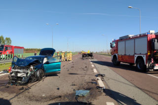 Groźny wypadek pod Lublinem. Jedna osoba ranna