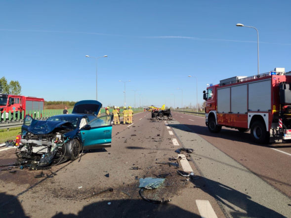 Groźny wypadek pod Lublinem. Jedna osoba ranna