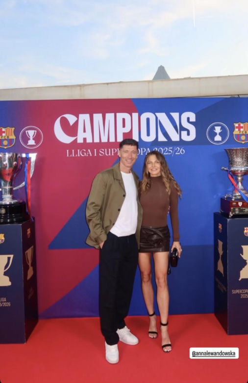 Anna Lewandowska błysnęła na imprezie Barcelony