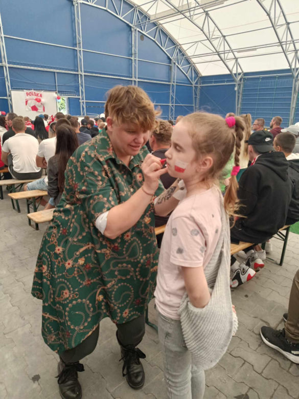 Strefa kibica w Radzyniu Chełmińskim