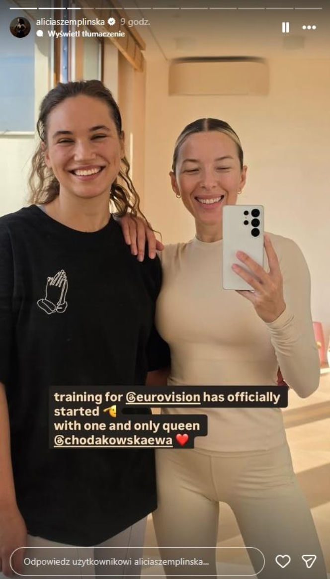Alicja Szemplińska trenuje z Chodakowską