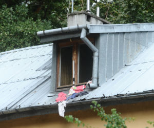 Spłoną hostel w Piasecznie. Strażacy znaleźli zwęglone ciało