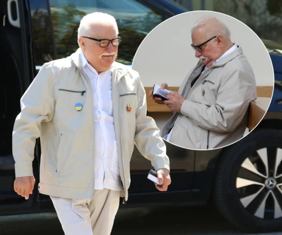 Lech Wałęsa jak włoski amant. Zadał szyku w kościele