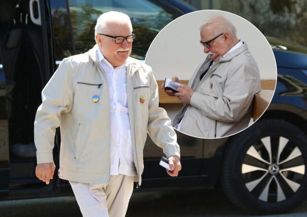 Lech Wałęsa jak włoski amant. Były prezydent zadał szyku w kościele