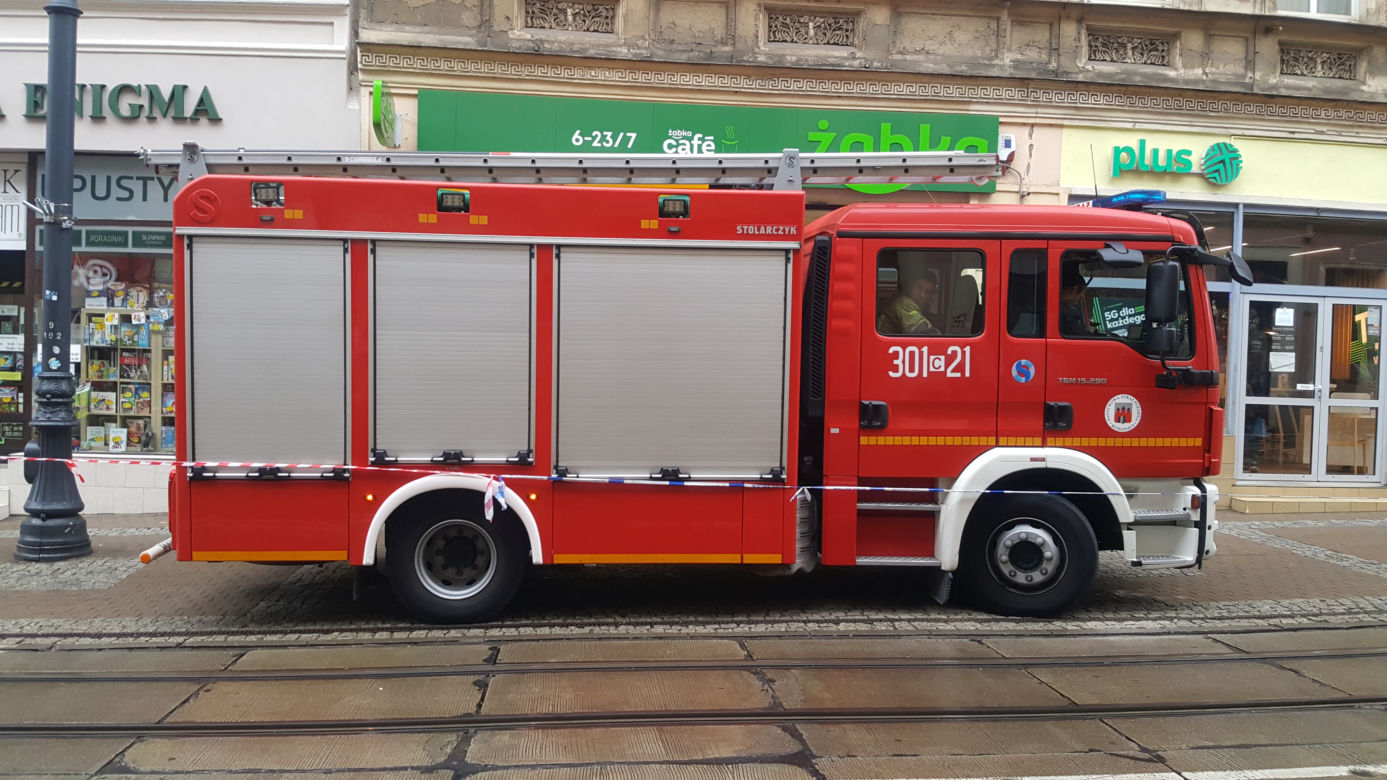 Granat w kamienicy przy Gdańskiej w Bydgoszczy