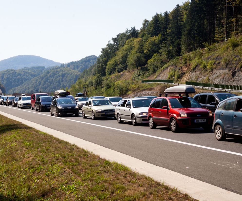 Korek na autostradzie
