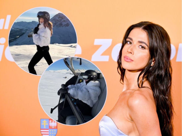 Roxie Węgiel nawet na stoku wygląda jak gwiazda! Gorzej jest z umiejętnościami. 2/10