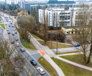 Przyszła trasa tramwaju wzdłuż Pola Mokotowskiego w Warszawie